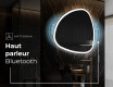 Miroir de salle de bains LED de forme irrégulière J222 #5