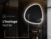 Miroir de salle de bains LED de forme irrégulière J222 #7