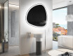 Miroir de salle de bains LED de forme irrégulière J222 #9