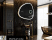 Miroir de salle de bains LED de forme irrégulière J223 #3