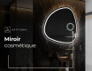 Miroir de salle de bains LED de forme irrégulière J223 #4