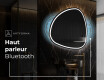 Miroir de salle de bains LED de forme irrégulière J223 #5