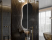 Miroir de salle de bains LED de forme irrégulière K221 #3