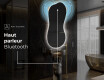 Miroir de salle de bains LED de forme irrégulière K221 #5