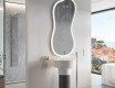 Miroir de salle de bains LED de forme irrégulière K222 #7