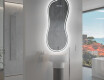 Miroir de salle de bains LED de forme irrégulière K223 #9