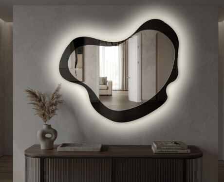 Miroir LED organique irrégulier pour salle de bain - Nuvelle - forme moderne #4
