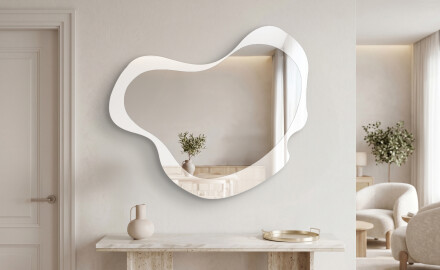Miroir LED organique irrégulier pour salle de bain - Nuvelle - forme moderne