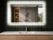 Miroir rectangulaire sur mesure – Illumination LED pour Salle de Bain L01