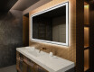 Miroir rectangulaire sur mesure – Illumination LED pour Salle de Bain L01