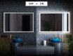 Miroir rectangulaire sur mesure – Illumination LED pour Salle de Bain L01 #3