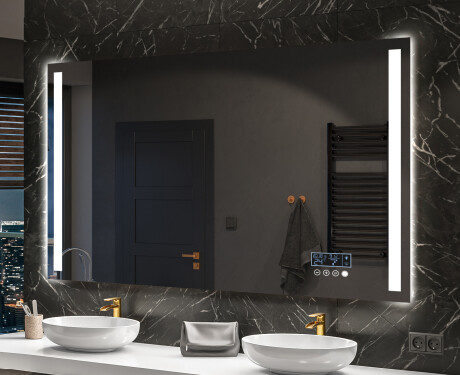 Miroir rectangulaire sur mesure – Illumination LED pour Salle de Bain L02 #10