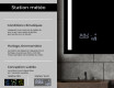 Miroir rectangulaire sur mesure – Illumination LED pour Salle de Bain L02 #5