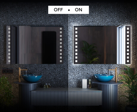 Miroir rectangulaire sur mesure – Illumination LED pour Salle de Bain L03 #3