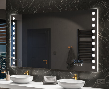 Miroir rectangulaire sur mesure – Illumination LED pour Salle de Bain L06 #10