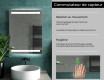Miroir rectangulaire sur mesure – Illumination LED pour Salle de Bain L09 #7