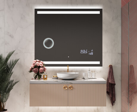 Miroir rectangulaire sur mesure – Illumination LED pour Salle de Bain L09 #9