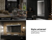 Rectangulaire Illumination LED Miroir Sur Mesure Eclairage Salle De Bain L12 #9