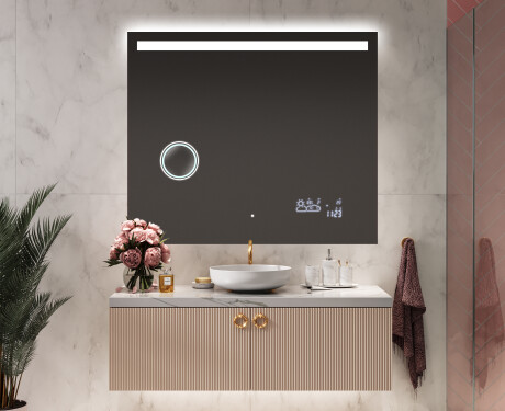 Miroir rectangulaire sur mesure – Illumination LED pour Salle de Bain L12 #9