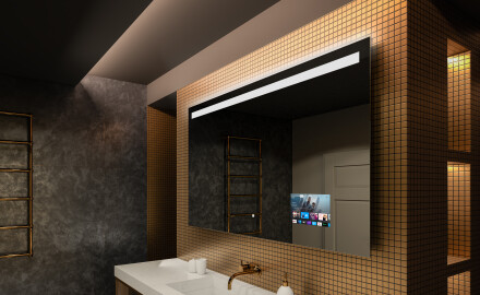 Miroir rectangulaire sur mesure – Illumination LED pour Salle de Bain L12