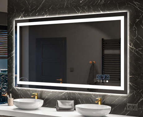 Miroir rectangulaire sur mesure – Illumination LED pour Salle de Bain L15 #10