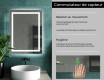 Miroir rectangulaire sur mesure – Illumination LED pour Salle de Bain L15 #7