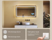 Miroir rectangulaire sur mesure – Illumination LED pour Salle de Bain L15 120x80cm - SmartScreen, DualColor #6