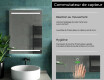 Miroir rectangulaire sur mesure – Illumination LED pour Salle de Bain L23 #7