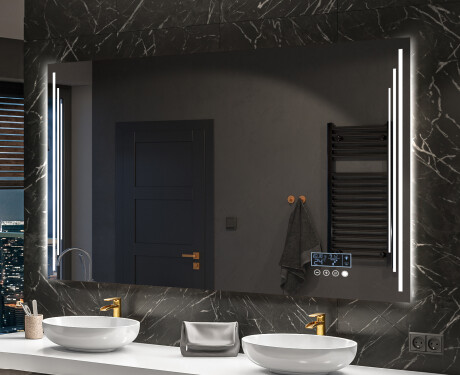 Miroir rectangulaire sur mesure – Illumination LED pour Salle de Bain L27 #10