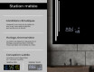 Miroir rectangulaire sur mesure – Illumination LED pour Salle de Bain L27 #5
