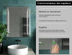 Miroir rectangulaire sur mesure – Illumination LED pour Salle de Bain L27 #7