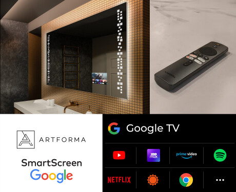 Miroir rectangulaire sur mesure – Illumination LED pour Salle de Bain L38 #5