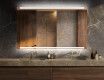 Miroir rectangulaire sur mesure – Illumination LED pour Salle de Bain L47