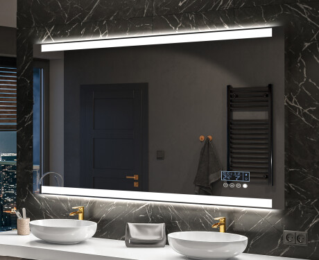 Miroir rectangulaire sur mesure – Illumination LED pour Salle de Bain L47 #10