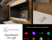 Miroir rectangulaire sur mesure – Illumination LED pour Salle de Bain L47 #4