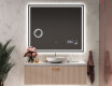 Miroir rectangulaire sur mesure – Illumination LED pour Salle de Bain L49 #9