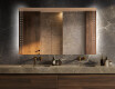 Miroir rectangulaire sur mesure – Illumination LED pour Salle de Bain L55