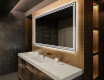 Miroir rectangulaire sur mesure – Illumination LED pour Salle de Bain L57