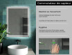 Miroir rectangulaire sur mesure – Illumination LED pour Salle de Bain L57 #7