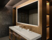 Miroir rectangulaire sur mesure – Illumination LED pour Salle de Bain L58