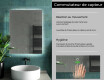 Miroir rectangulaire sur mesure – Illumination LED pour Salle de Bain L58 #7