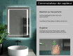 Miroir rectangulaire sur mesure – Illumination LED pour Salle de Bain L61 #7