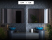 Miroir rectangulaire sur mesure – Illumination LED pour Salle de Bain L62 #3