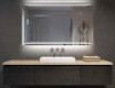 Miroir rectangulaire sur mesure – Illumination LED pour Salle de Bain L75