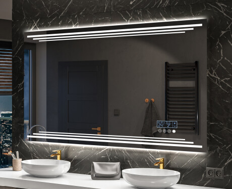 Miroir rectangulaire sur mesure – Illumination LED pour Salle de Bain L75 #10