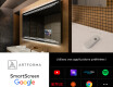 Miroir rectangulaire sur mesure – Illumination LED pour Salle de Bain L75 #4
