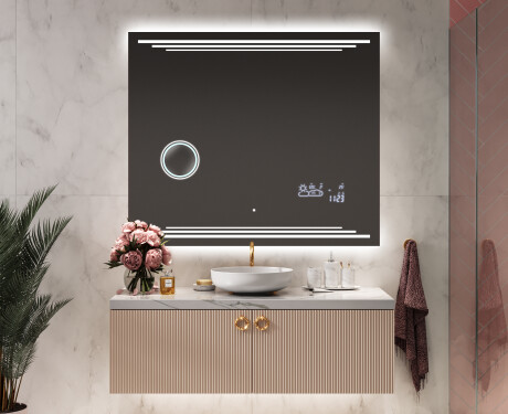 Miroir rectangulaire sur mesure – Illumination LED pour Salle de Bain L75 #9
