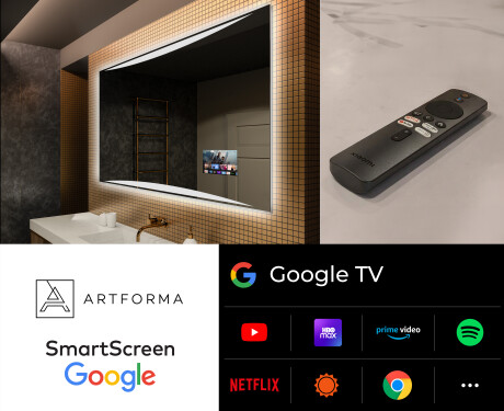 Miroir rectangulaire sur mesure – Illumination LED pour Salle de Bain L78 #5