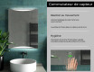 Miroir rectangulaire sur mesure – Illumination LED pour Salle de Bain L78 #7