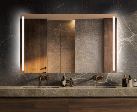 Miroir LED Éclairé Par Batterie L02